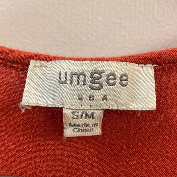 Umgee Rust Split-side Top - Picture 5 of 5